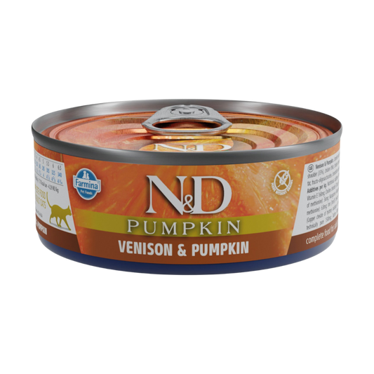 Konzerva N&D Cat Venison & Pumpkin 70g