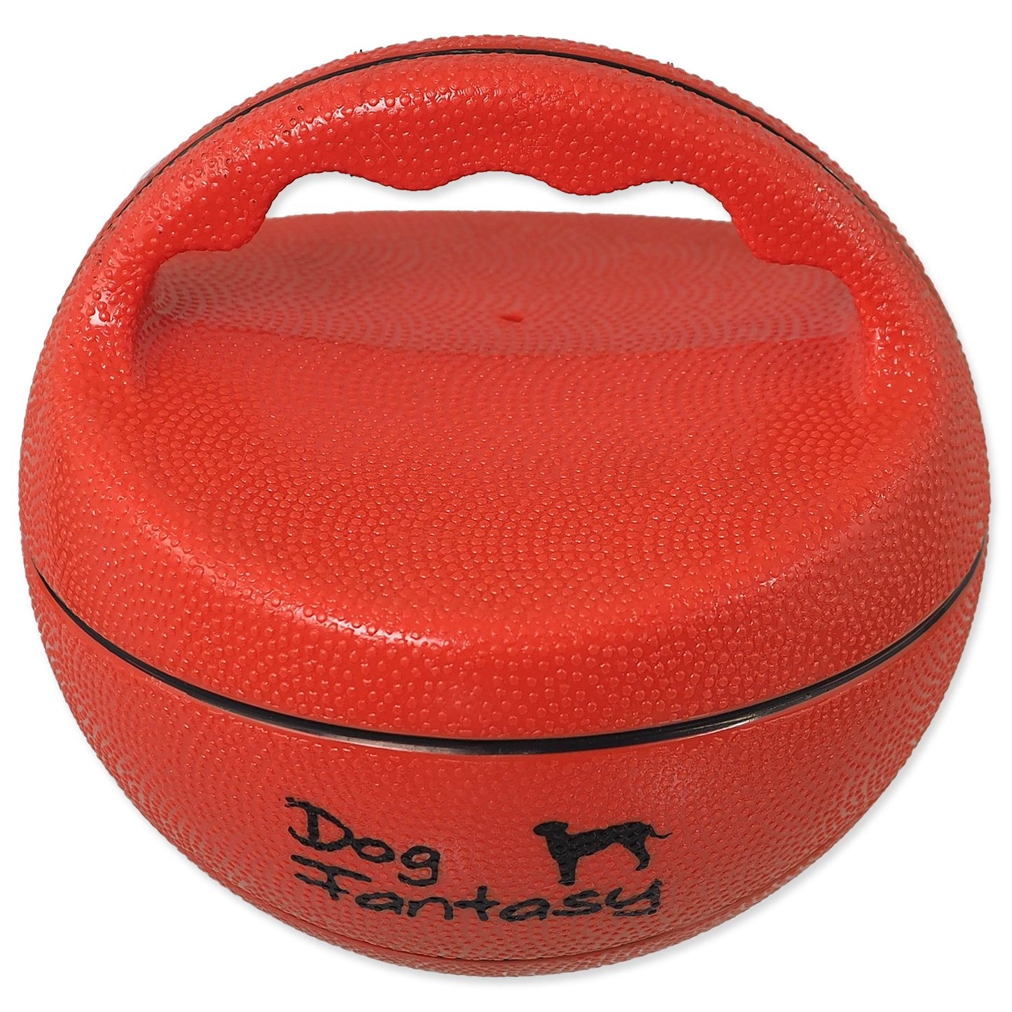 Hračka Dog Fantasy Ball míč s rukojetí pískací 15 cm